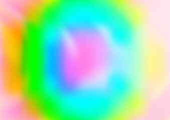 Light Multicolor, Rainbow vector blurred and colored template.