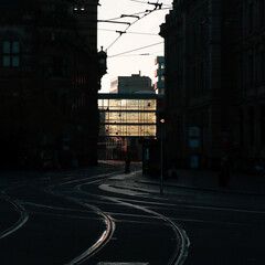 a dawn in bremen city