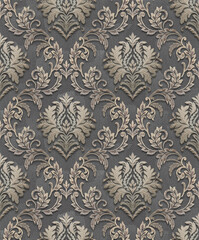 Classic damask wallpaper pattern 