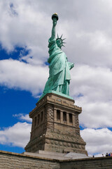 Fototapeta na wymiar View of Landmark the Statue of liberty is most famous in New York ,USA.