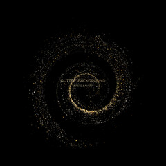 gold stardust light, glitter background © LHG