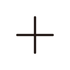 Plus sign. Plus icon. Positive symbol. 