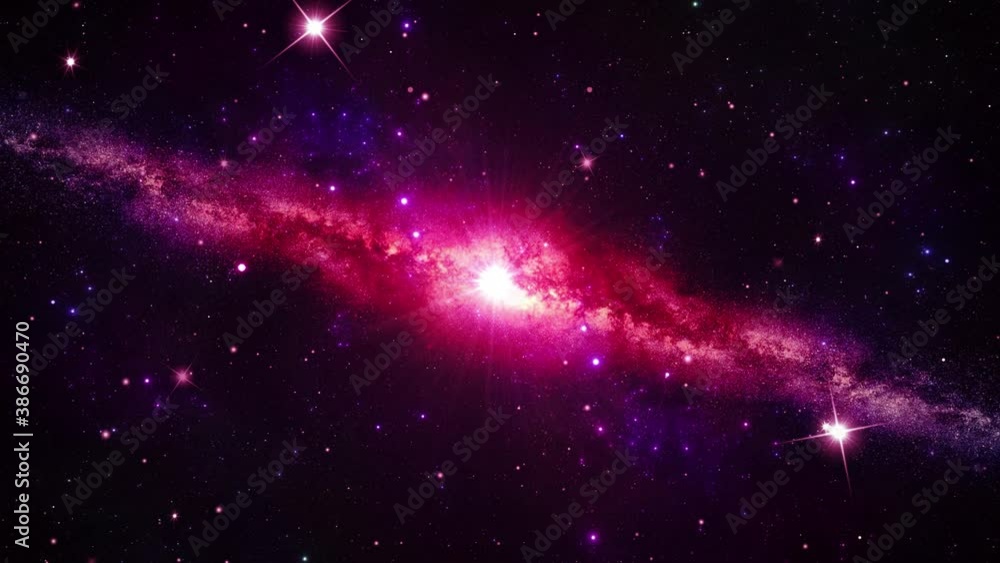 Poster 4k 3d space flight to helix nebula eye of god in deep space loop animation. outer space galaxy, nebu