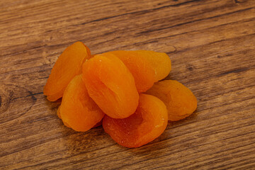 Sweet tasty dried apricot heap