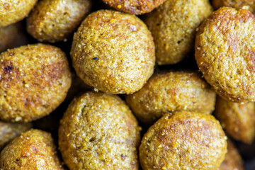 Dried dog food background. close up. macro