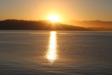 Amanecer en Puerto Montt, Chile