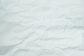 The texture of white recycle crumpled paper, copy space for text.