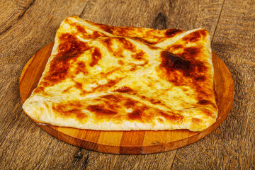 Georgian cuisine - Adjarian khachapuri with cheese