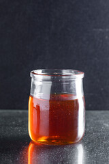 honey sweet treat pour dessert meal on the table tasty serving size  copy space for text food background rustic