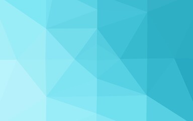 Light BLUE vector polygon abstract backdrop.