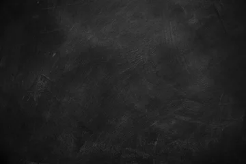 Fotobehang Abstract texture of chalk rubbed out on blackboard or chalkboard background. School education, dark wall backdrop or learning concept. © tonstock