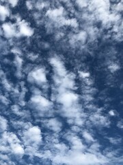 blue sky with clouds