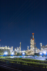 工場夜景（四日市コンビナート）