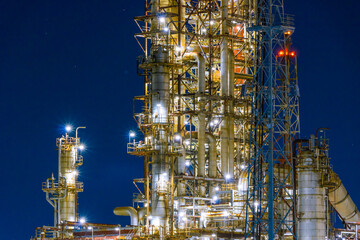 工場夜景（四日市コンビナート）
