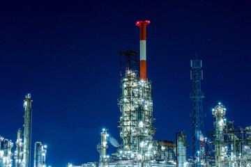 工場夜景（四日市コンビナート）