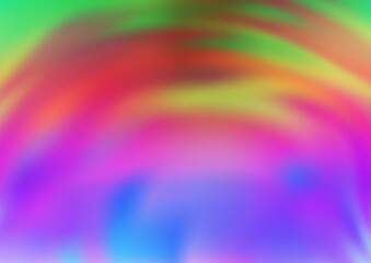Obraz premium Light Multicolor, Rainbow vector blurred and colored template.