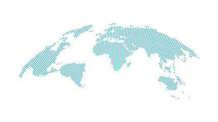 World map, detailed country map of the world, blue template for annual report format, business, infographic, global tourism - vector