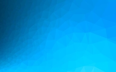 Obraz premium Light BLUE vector polygon abstract layout.