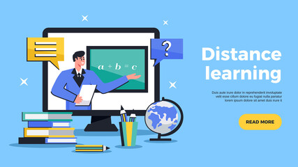 Distance Learning Web Banner 