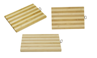 cutting board isolated on white background with clipping path