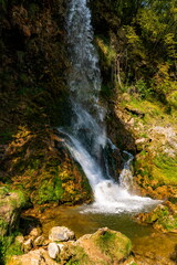 Gostilje waterfall at Zlatibor mountain in Serbia