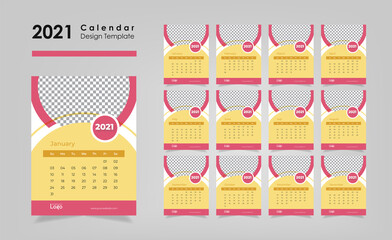 Calendar 2021 for food company