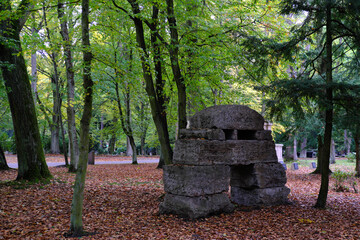 Central Cemetery in Szczecin (Poland). One of the largest necropolises in Europe