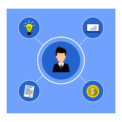 business creative, profit, chart, commerce