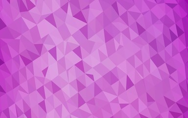 Obraz premium Light Purple vector low poly texture.