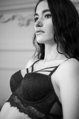 Perfect woman in beautiful seductive lingerie