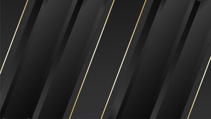 Abstract black and gold background design