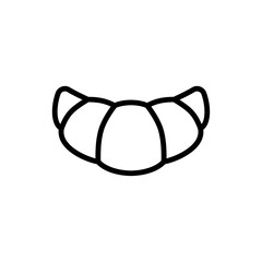 croissant icon design vector template
