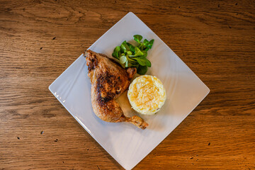 Meal / Lunch in a French Bistrot, restaurant