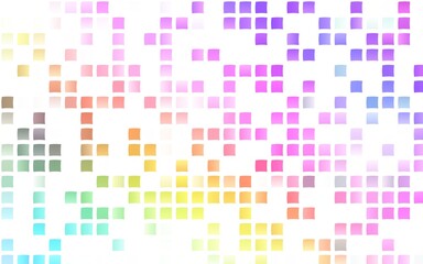 Light Multicolor, Rainbow vector layout with lines, rectangles.