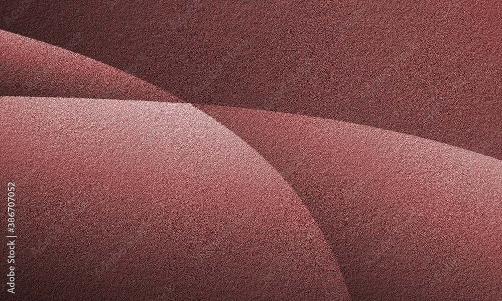 Poster red abstract background with geometric shapes on the texture.