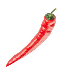 Red chili pepper isolated on a white background