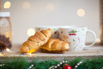 festive christmas and new year decorations	