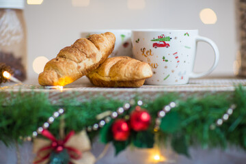 festive christmas and new year decorations	