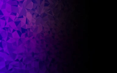 Obraz premium Light Purple vector abstract polygonal cover.