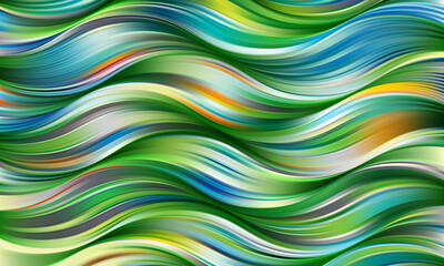 A wreath of cold sea waves. Frame for cover page template.