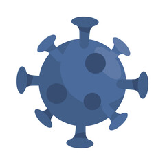 covid19 particle pandemic isolated icon