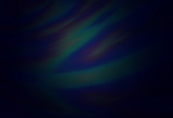 Dark BLUE vector abstract blurred layout.