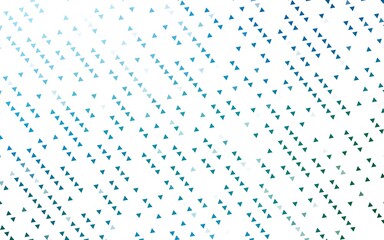 Light Blue, Green vector template with crystals, triangles.