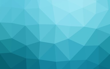 Obraz premium Light BLUE vector abstract mosaic background.