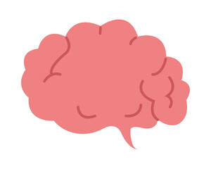 brain human mental health care icon
