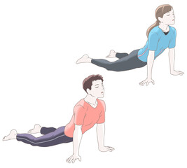 トレーニング_ストレッチ_A、男女