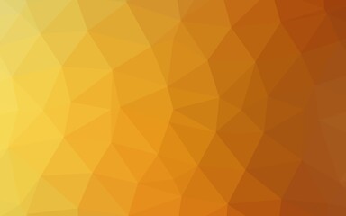 Obraz premium Light Orange vector abstract mosaic background.