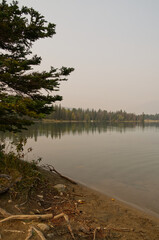 Lake Edith on a Smoky Day