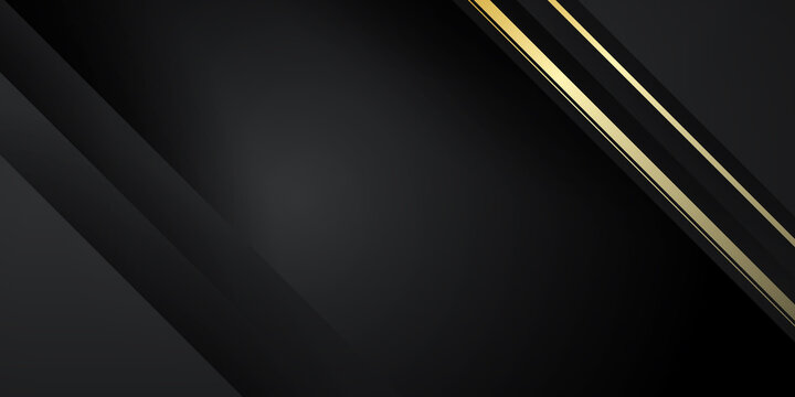 Black Gold Abstract Presentation Background