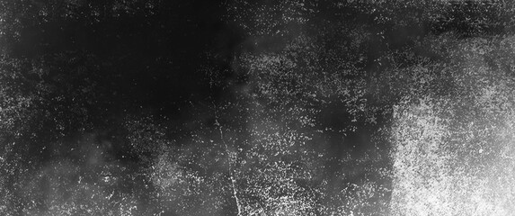 Black and white texture of scratches, chips, scuffs, dirt on old aged surface . Old film effect overlays for space or text. Stock illustration.
